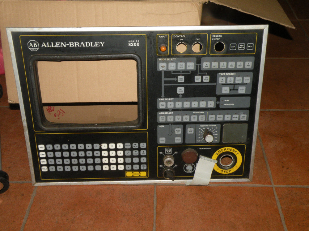 Allen Bradley Series 8200 Front Panel 90538303 / 90538206 / 915286 / TCB457-2