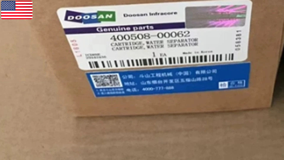 One Brand New DOOSAN 400508-00062 Fuel Filter Fits - US Stock