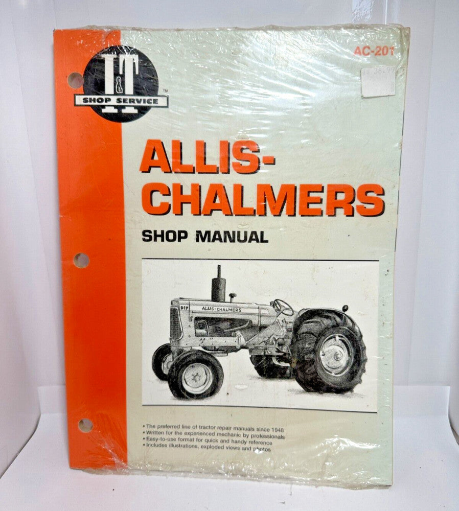 I&T Allis-Chalmers Repair Service Shop Manual AC-201 (#1) Sealed