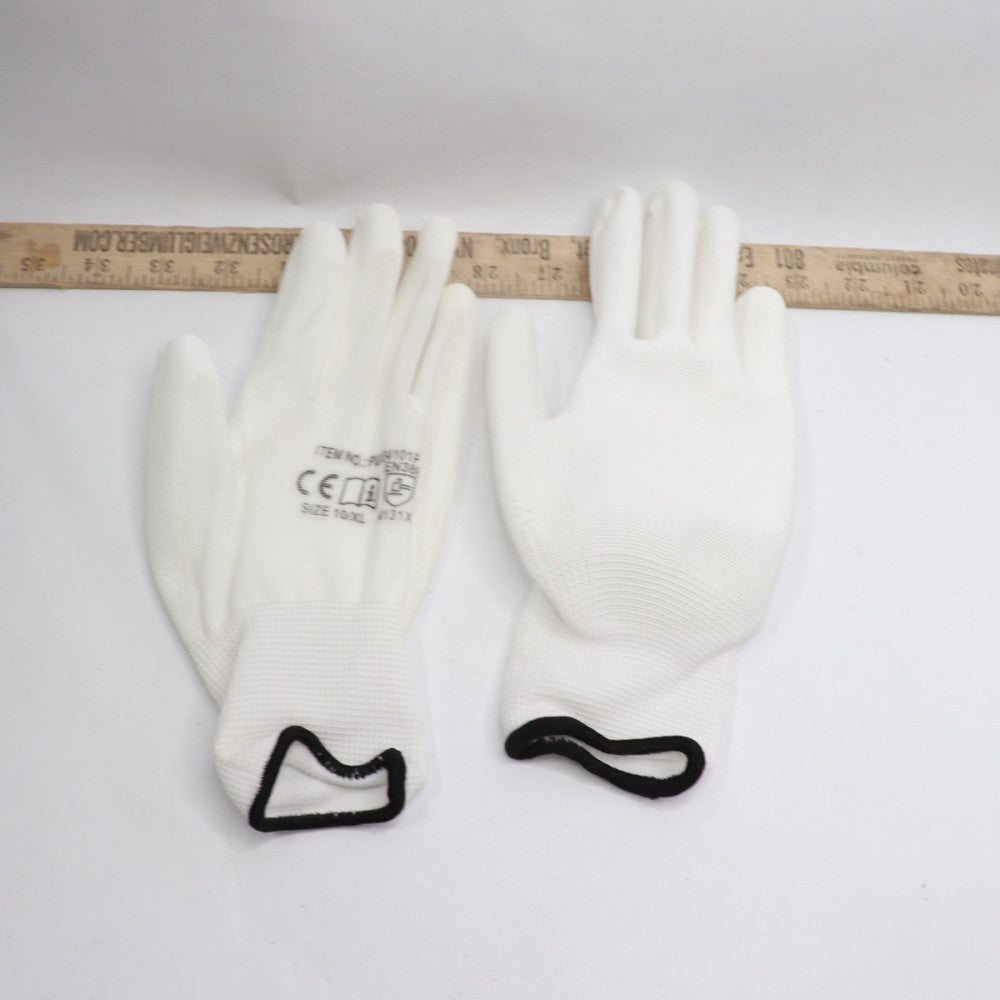 (Pair) Gloves 13 Gauge Polyester PU Palm-Coated 10/XL PU134101P