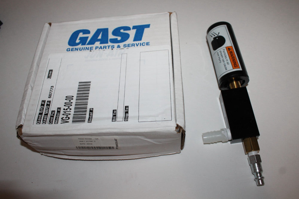 Gast Manufacturing VG-015-00-00 Vacuum Generator VG0150000 NEW!