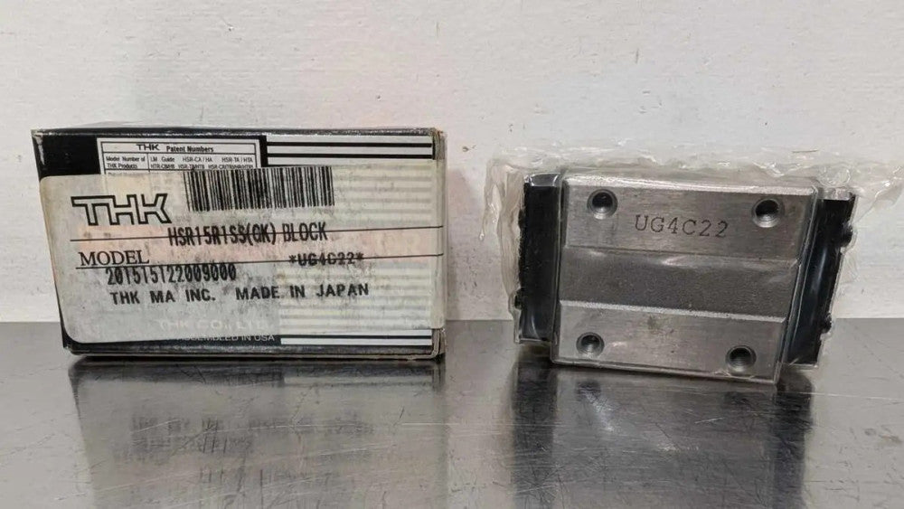 THK HSR15R1SS Linear Bearing Block 34mm Wide x 56.5mm Long 15mm Rail Japan