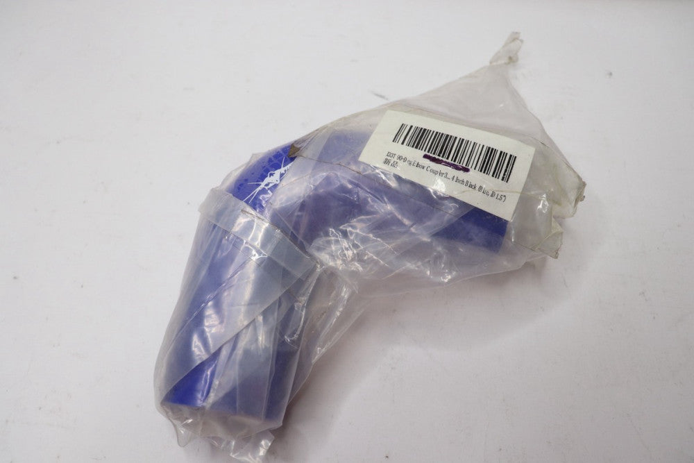 Universal 3-Ply 90 Degree Elbow Coupler Silicone Hose Blue 2.35" x 3.5"