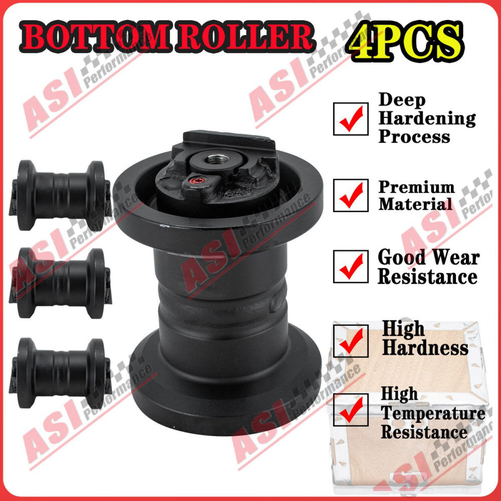4*Bottom Roller Track Roller for Kubota KX121-3 Mini Excavator Undercarriage-NEW