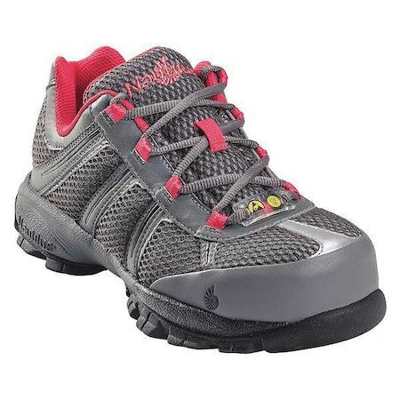 Nautilus Safety Footwear N1393 8W Women's Athletic Shoe, Steel Toe, Leather,