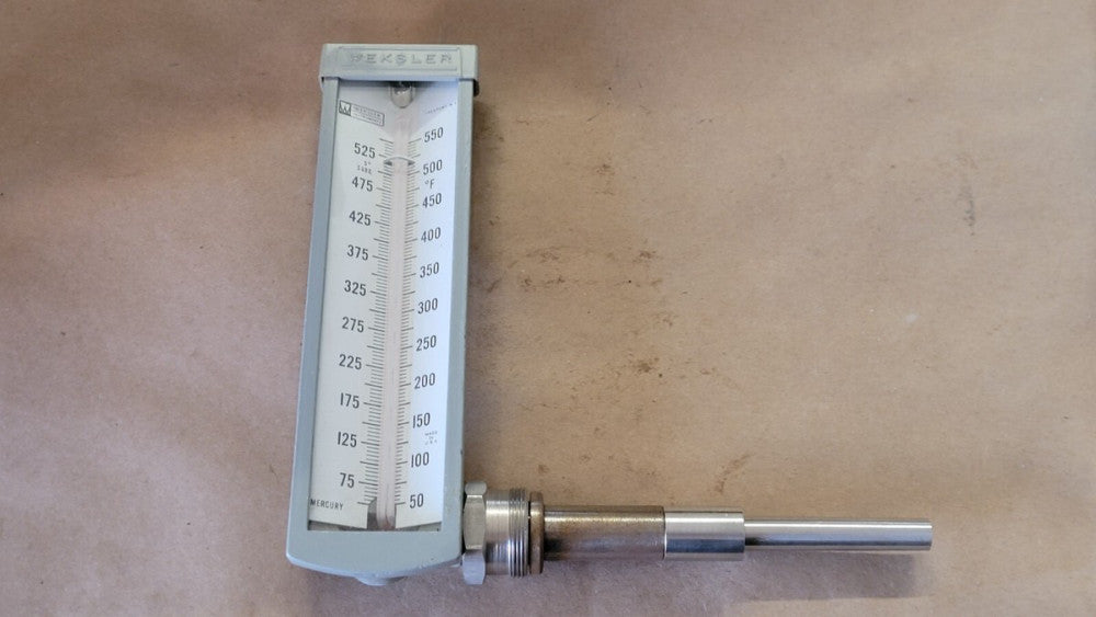 NOS Weksler Thermometer 50-550F 125C 750 FSCM 64467