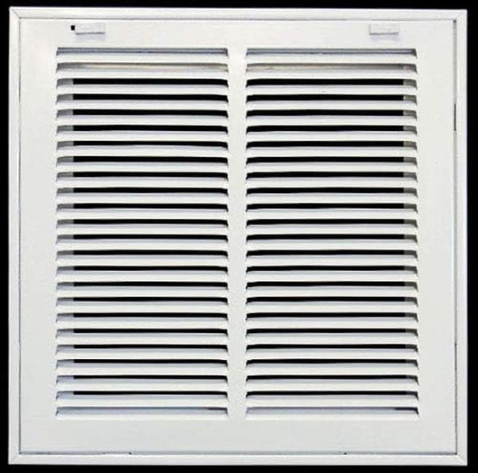 10 X 10 Duct Opening Steel Return Air Filter Grille, for 1-Inch Filter, Removabl