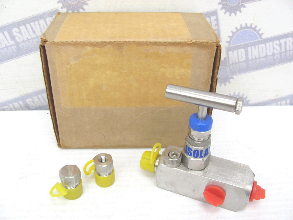 ALCO - GV2NS-VP-BP - FLOW CONTROL VALVE - 1/4" NPT, 316SS, 6,000 psi- (NEW)