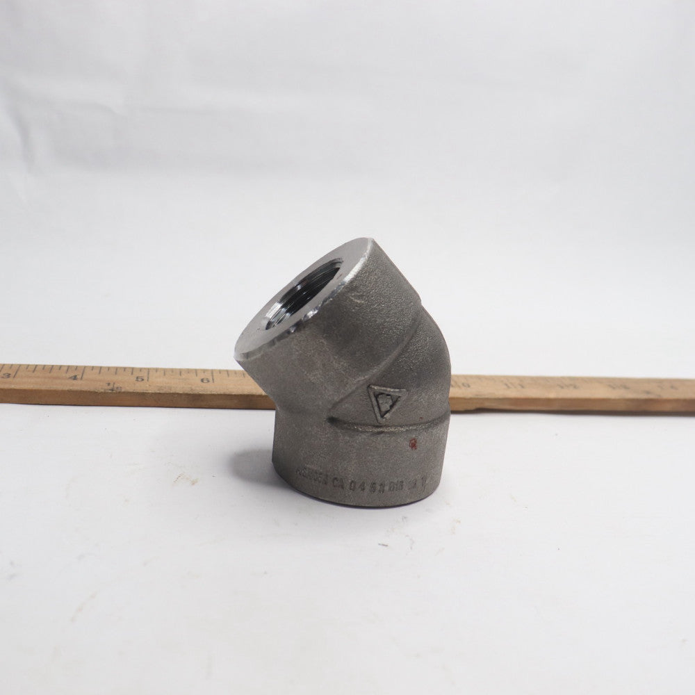 45 Degree Elbow Forged Steel Class 3000 1" x 1"