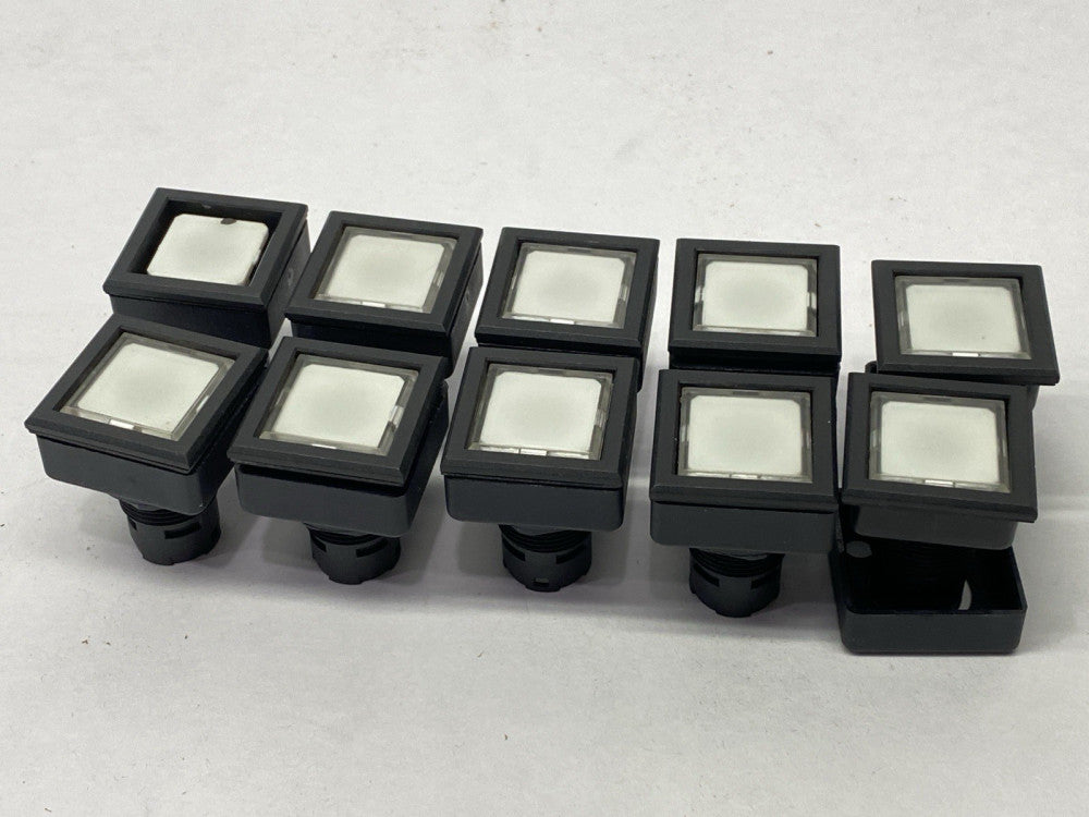 Trumpf 047983 Illuminated White Square Push Button LOT OF 10