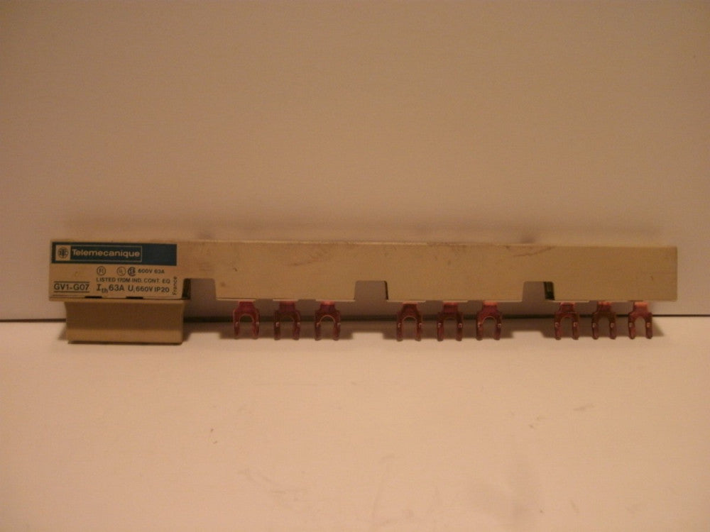 TELEMECANIQUE GV1-G07 BUSBAR 63 AMP 600 VOLTS 660V IP 20