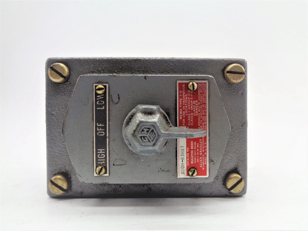 ALLEN BRADLEY 800H-R3HX7 SER. M NSNP