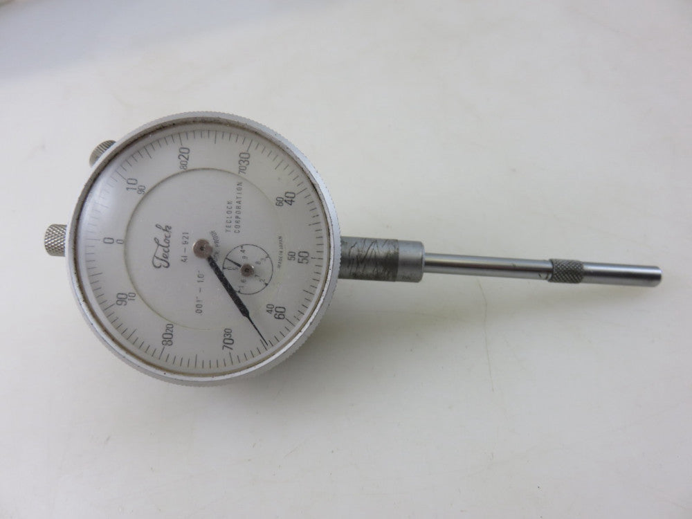 Teclock AI-921 Dial Gauge Indicator 0-1" .001" Vintage Made In Japan