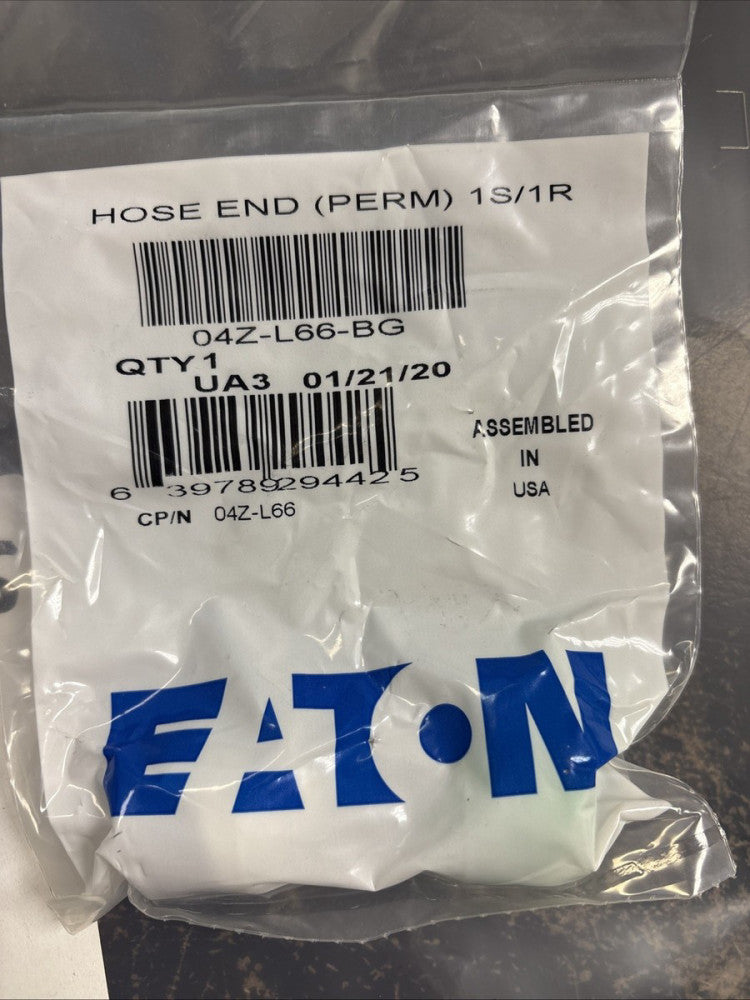 EATON 04Z-L66-BG HOSE END 1S/1R