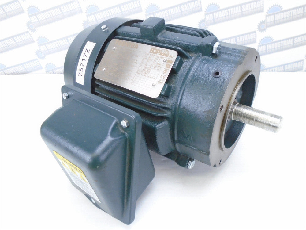 TOSHIBA - 0014SDSR44A-P - Cont Duty IKH AC MOTOR - 1HP, 1800RPM 230/460V - 7/8"