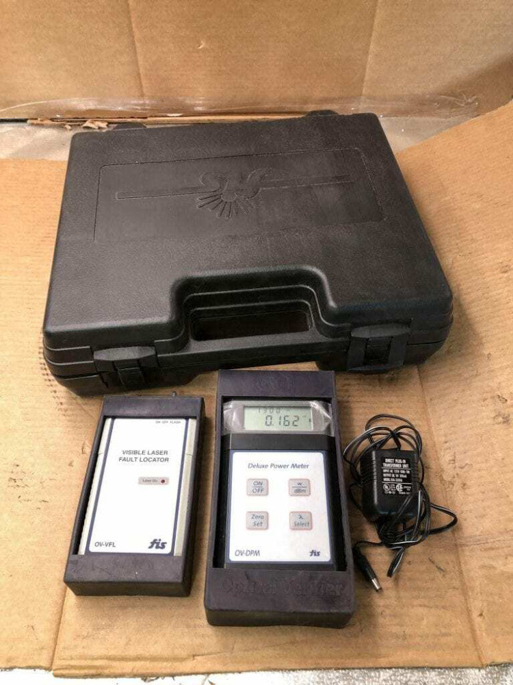 FIS OV-VFL Visible Laser Fault Locator & OV-DPM Deluxe Power Meter Test Kit