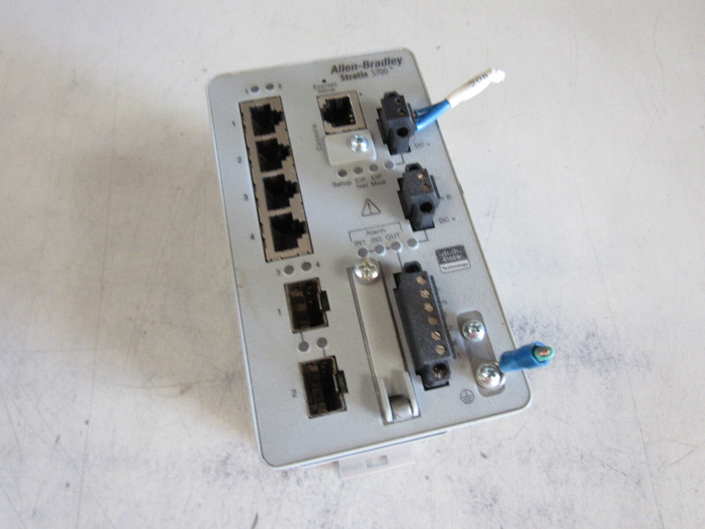 ALLEN BRADLEY 1783-BMS06SGA STRATIX-5700 4-PORT & 2-SFP ETHERNET SWITCH XLNT !!