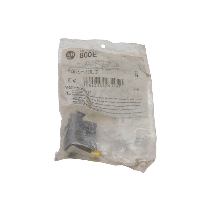 ALLEN BRADLEY 800E-3DL3 SER. A 24V NSMP