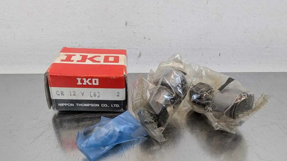 2 Pack IKO CR12V Cam Follower .75" OD .5" Wide x .875" Long .375" Stud Dia