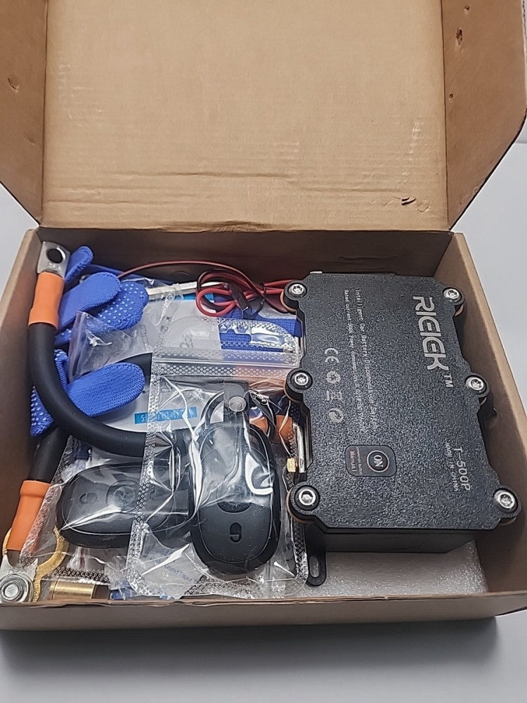 Car Battery Disconnect Switch with Mobile Control, Automatic Connection, 500A...