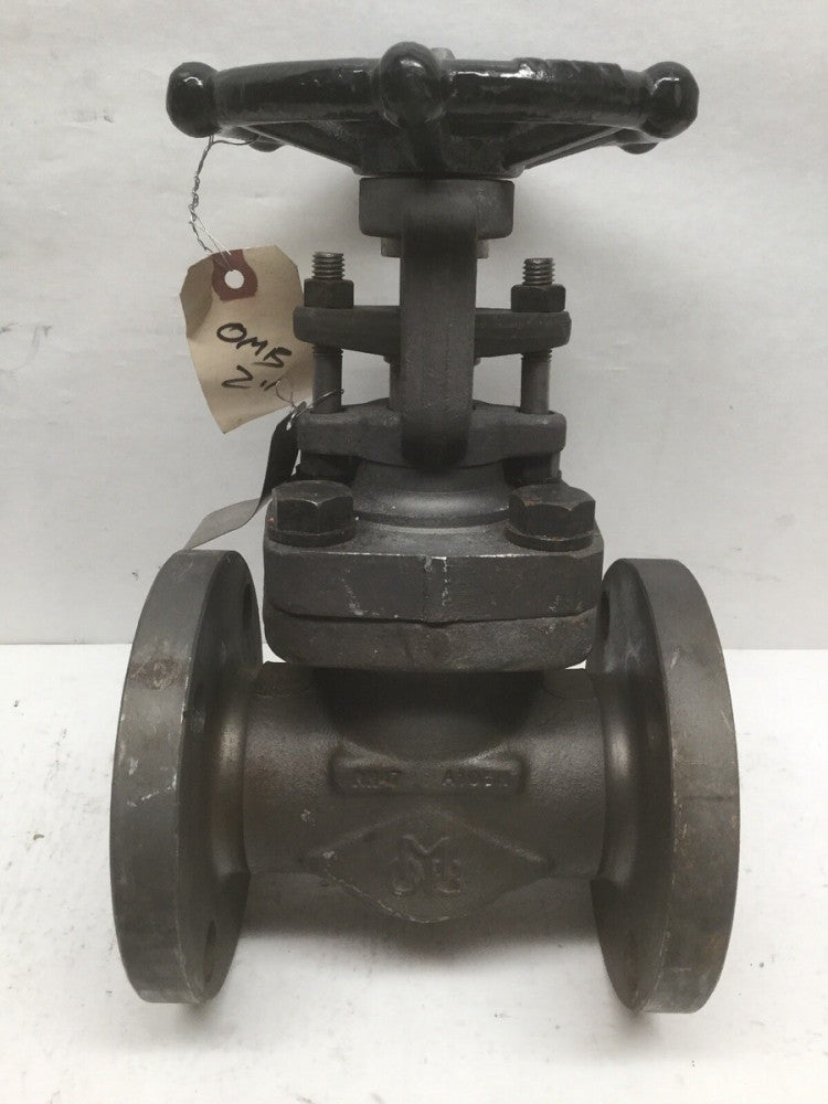 OMB F1-818 2” Gate Valve A105 Body Class 150, 285PSI Cr13 Stem 
