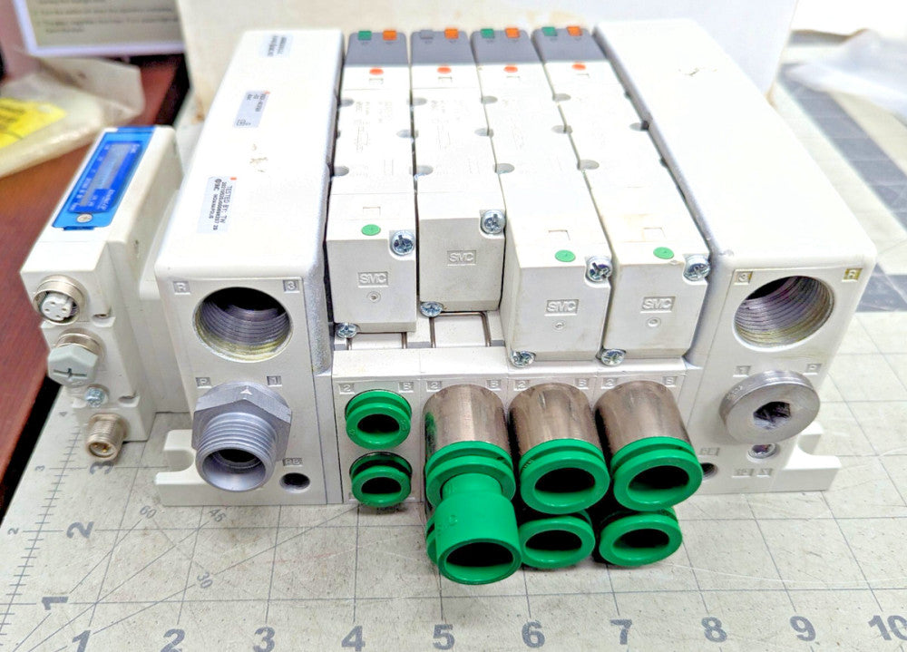 SMC 4 Station Manifold VV5QC41 Complete [C4S2]