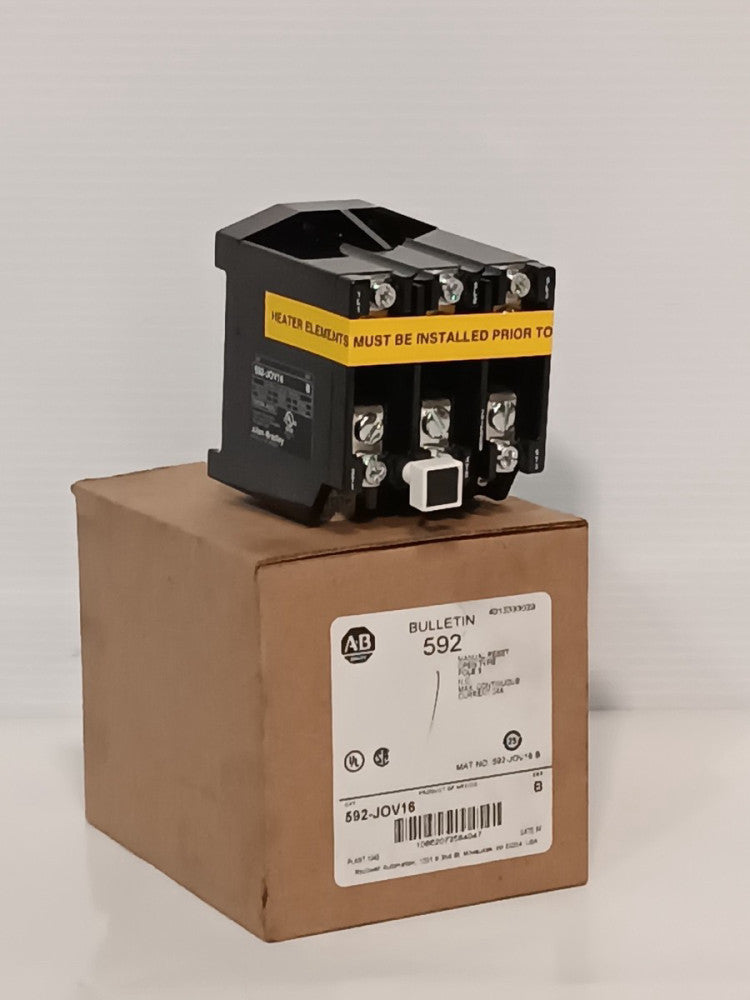 Allen-Bradley 592-JOV16 Series B Bulletin 592 Eutectic Alloy Overload Relay