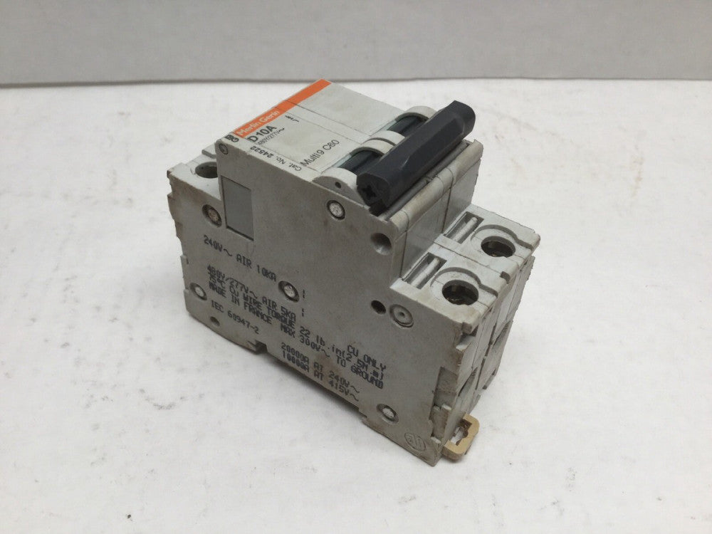 Merlin Gerin 24522 Multi9 C60 D10A 10 AMP 480Y/277V~ 240V