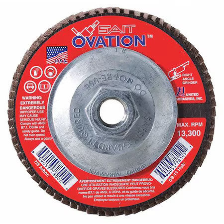 United Abrasives/Sait 78105 Sait 78105 Ovation High Density Fiberglass Backed