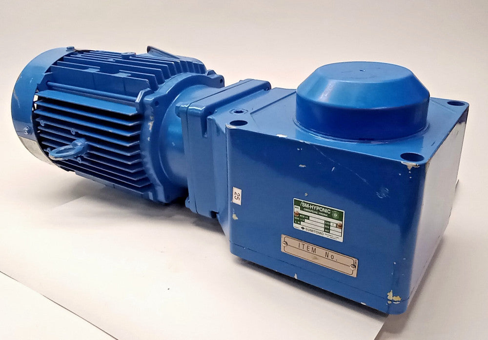 Sumitomo RNYM1-1420-AV-25 Used Gear Motor TC-FV 3ph 1hp 208V 1745/70rpm Ratio 25