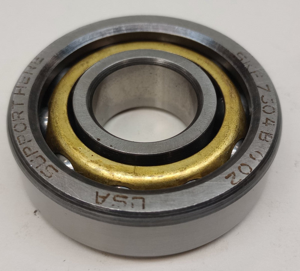 SKF 7304B G02 Angular Contact Ball Bearing 20mm ID X 52mm OD X 15mm W 7304BG02