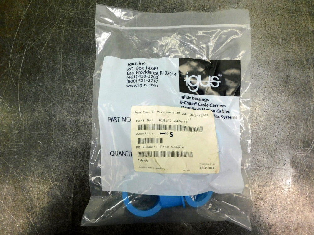IGUS Iglide A181 Sleeve Bearing with Flange Imperial A181FI-2426-16 Lot of (5)