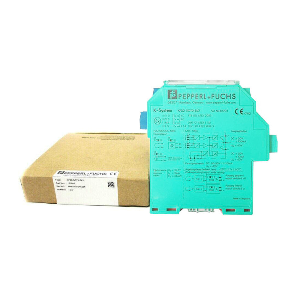 One Brand New PEPPERL + FUCHS KFD2-SOT2-EX2 Switch Amplifier