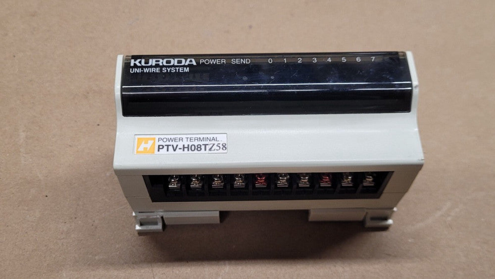 NOS Kuroda PTV-H08T Z58 Uni-Wire System Power Terminal