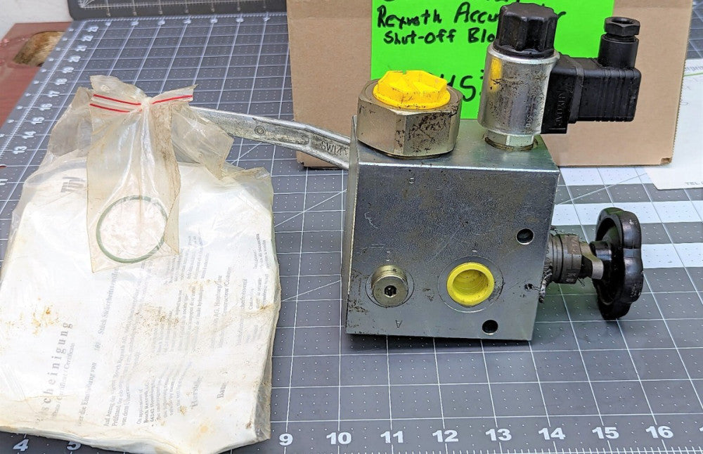 0532015124 BOSCH REXROTH Accumulator Shut Off Block Type 0532VAW NEW [A4S3]
