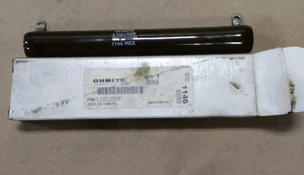 OHMITE L100J50R 100W 0602 Resistor G26