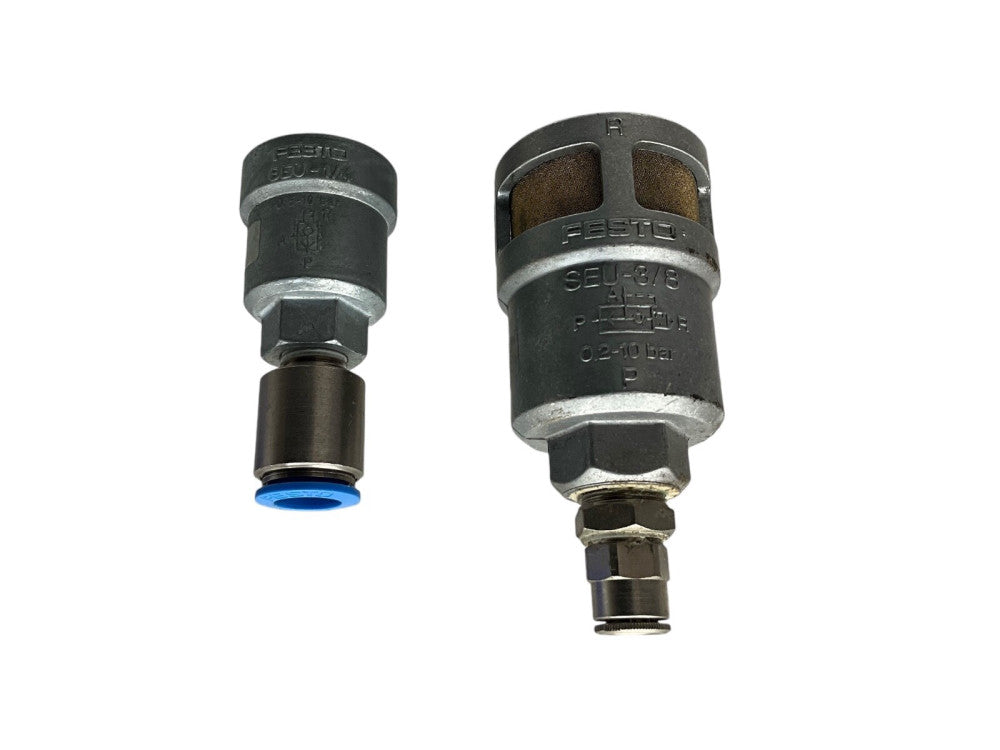 SET OF 2 Quick Exhaust Valve SEU-3/8 6755, SEU-1/4 6753