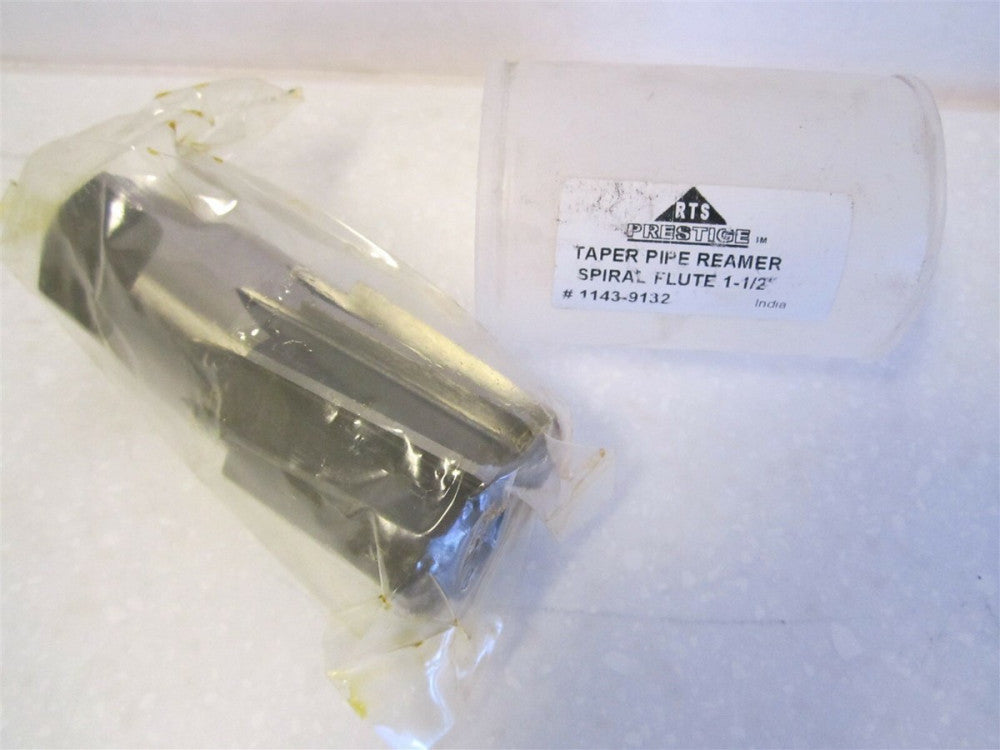 RTS Prestige 1-1/2" x 1.6840 HSS Small End Spiral Flute Taper Pipe Reamer