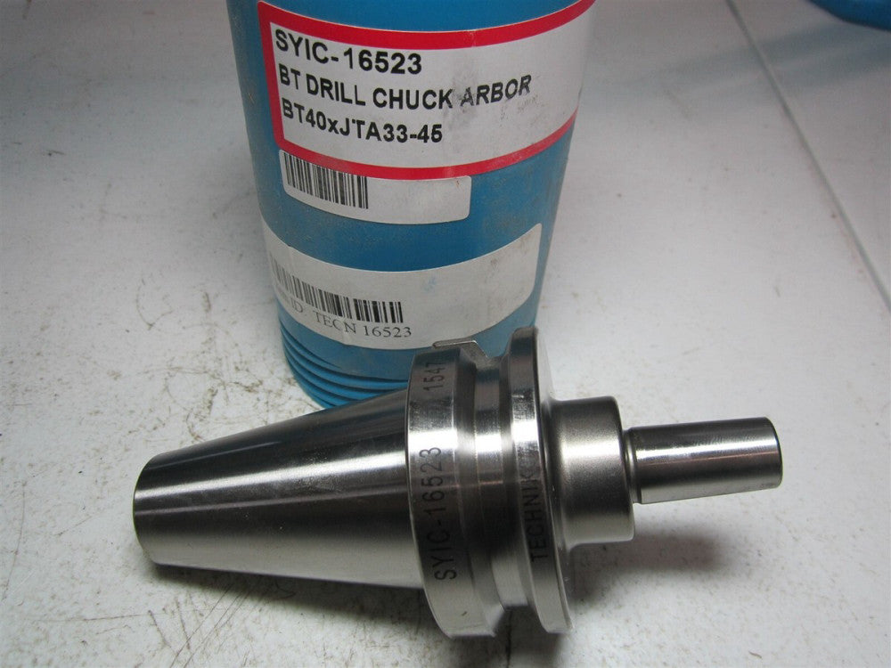 Techniks (SYIC-16523) BT40 x Jacobs Taper A33-45 Drill Chuck Arbor
