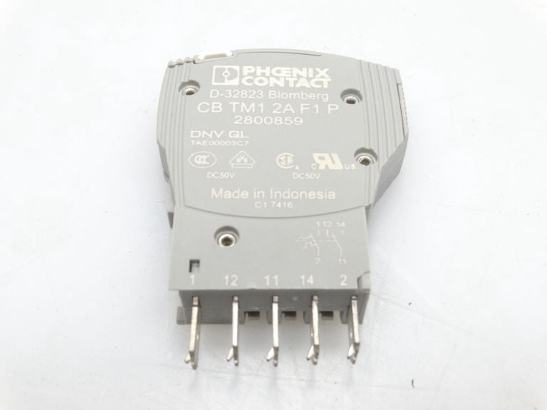 PHOENIX CONTACT CB TM1 2A F1 P Circuit Breaker - New In Box