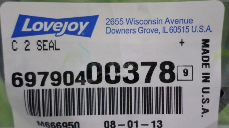 LOVEJOY INC. 00378 SEAL  NSNP IN BAG