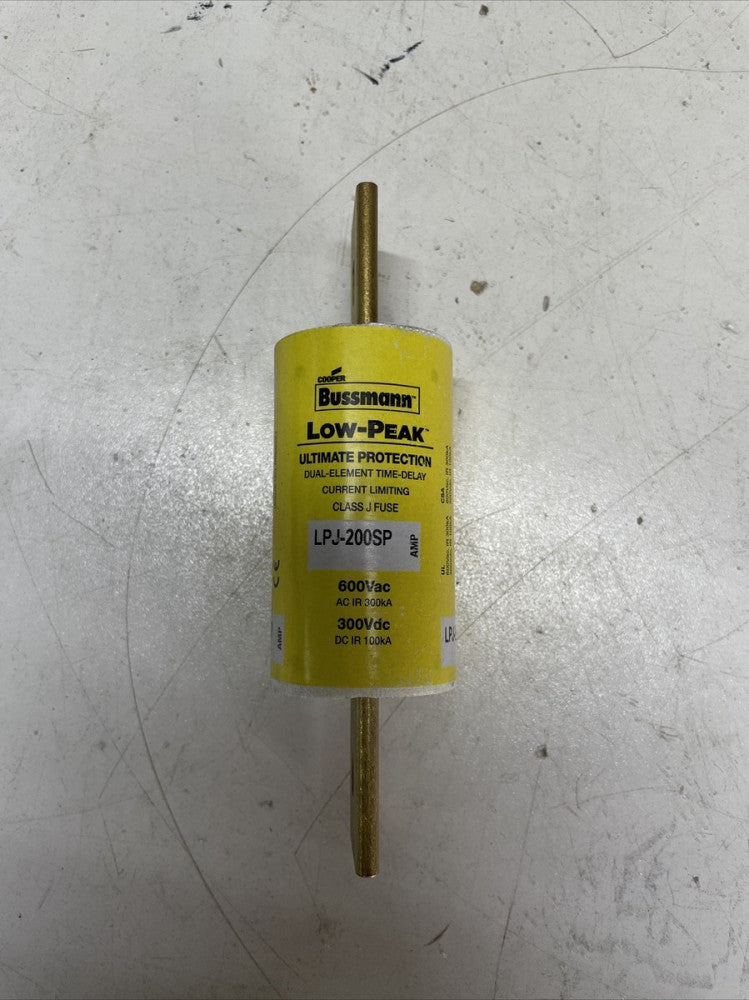 1) New no Box! Bussmann LPJ-200SP LPJ200SP  200A 600V Class J Fuse