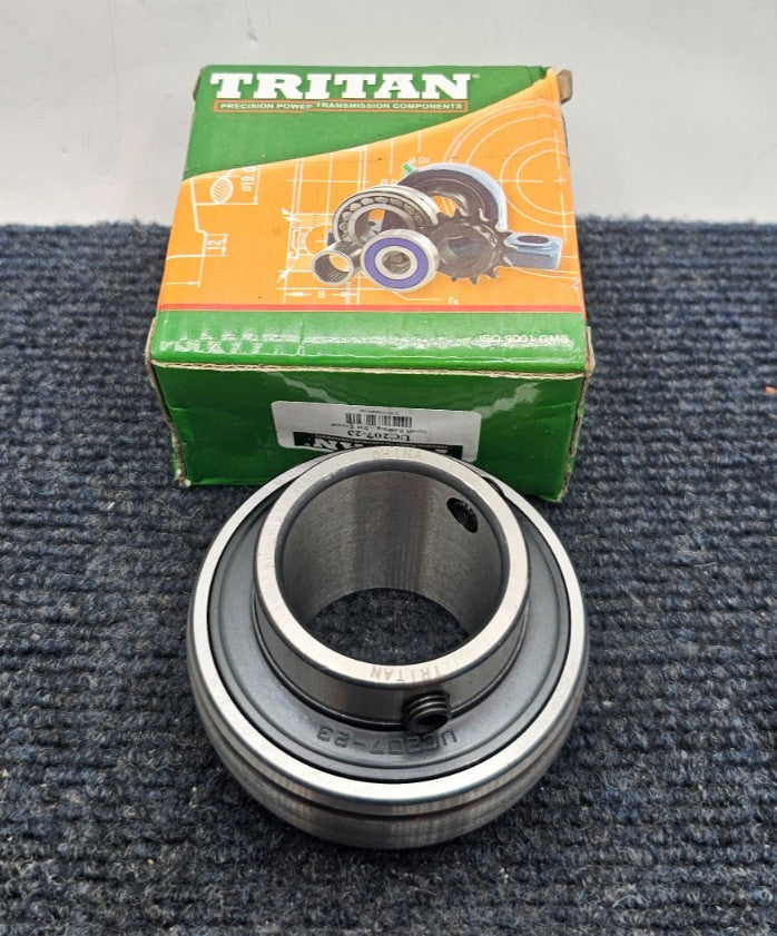 Tritan UC207-23 Insert Ball Bearing, 1-7/16 Bore Diameter, 5777.59 lb