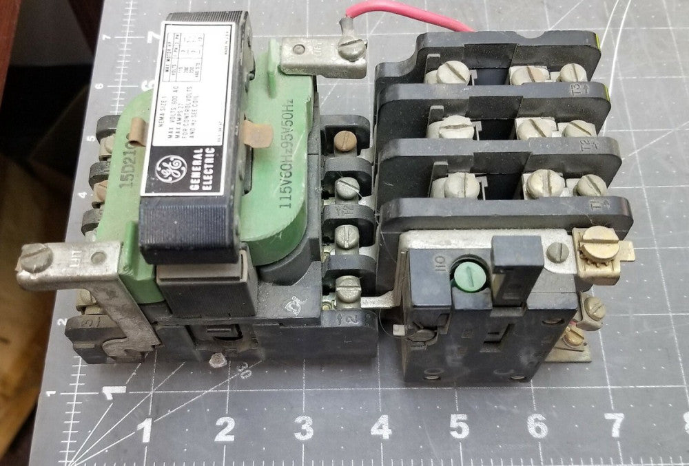 GE CR208C100DGA  00-1 Motor Starter 115 Volt Coil TESTED WORKING PULL [C2S4]#1