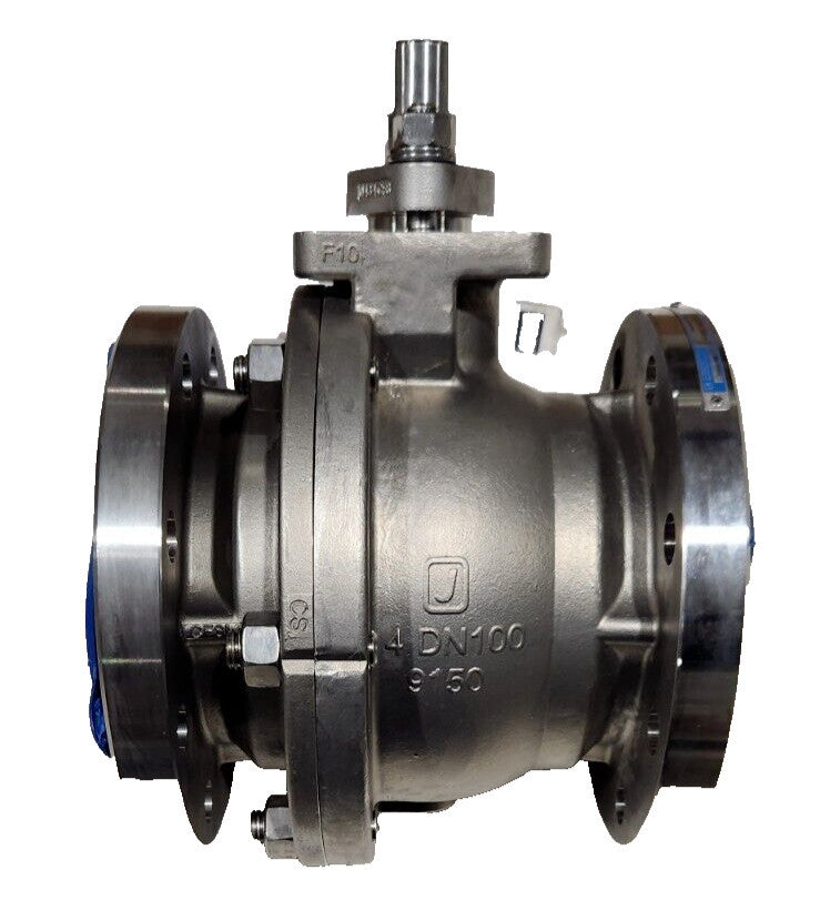 4" JAMESBURY 9150-31-3600-XTZ2 FLANGED FULL PORT BALL VALVE MA0161339 316SS NEW