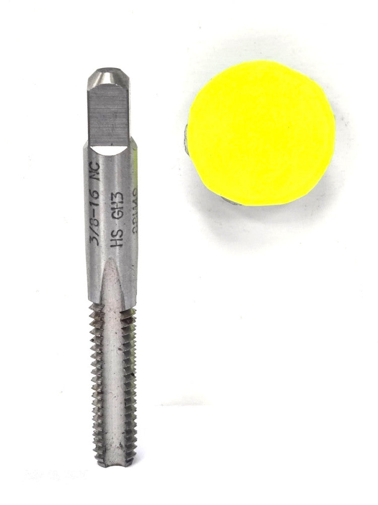 NATIONAL STRAIGHT FLUTE BOTTOMING CHAMFER TAP**3/8-16; NC; HS; GH3