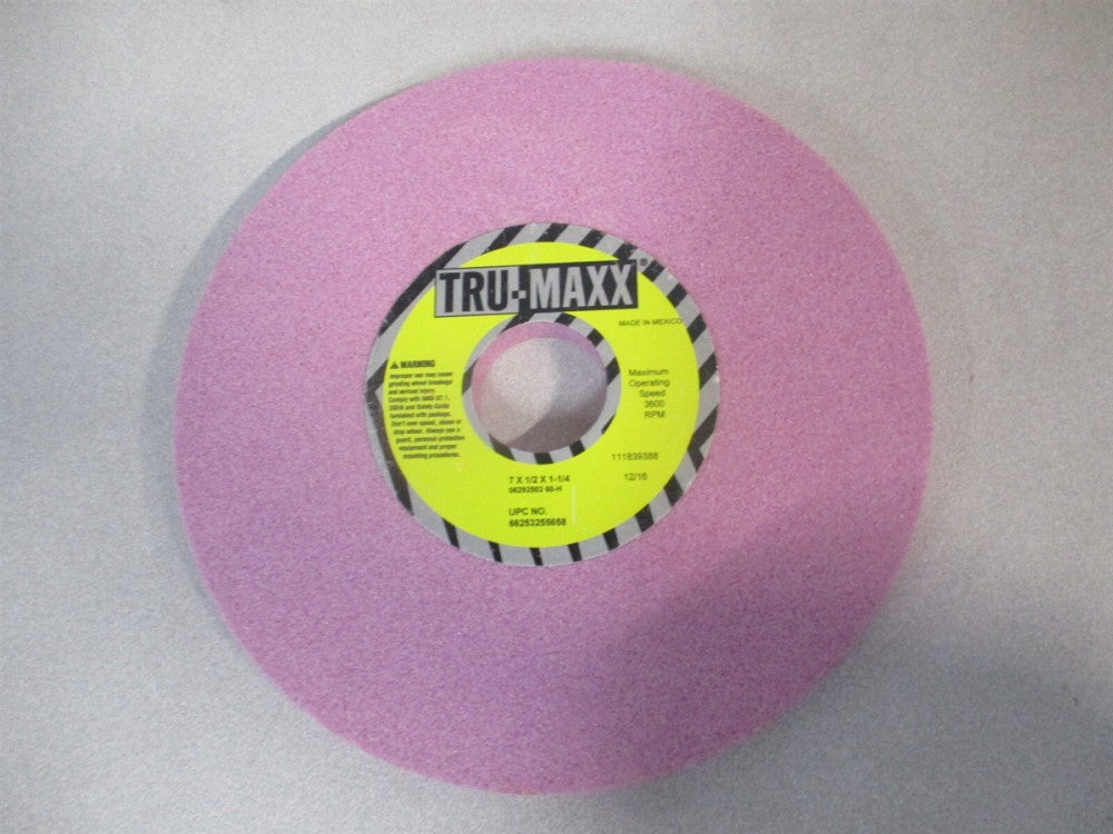 (66253255658) 7″ x 1-1/4″ x 1/2″ H Hardness, 60 Grit Surface Grinding Wheel 