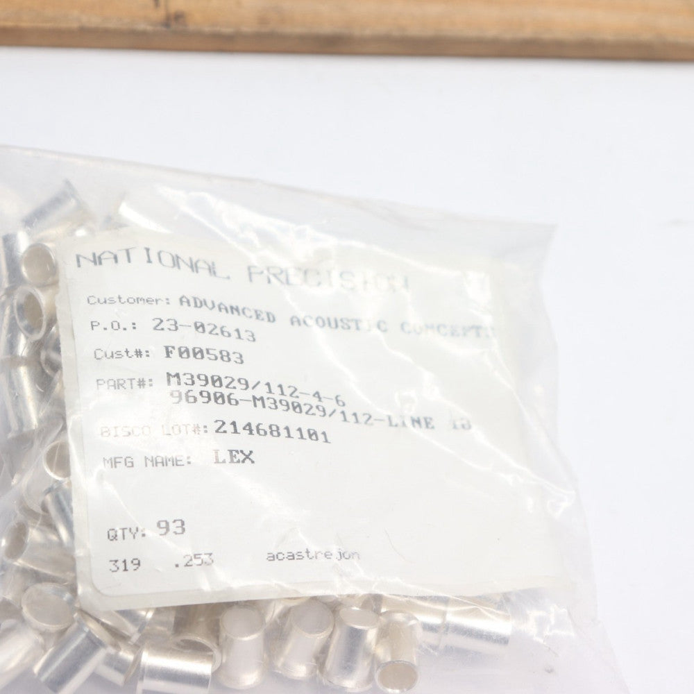 (93-Pk) Circular MIL Spec Contact Adapter M39029/112-4-6