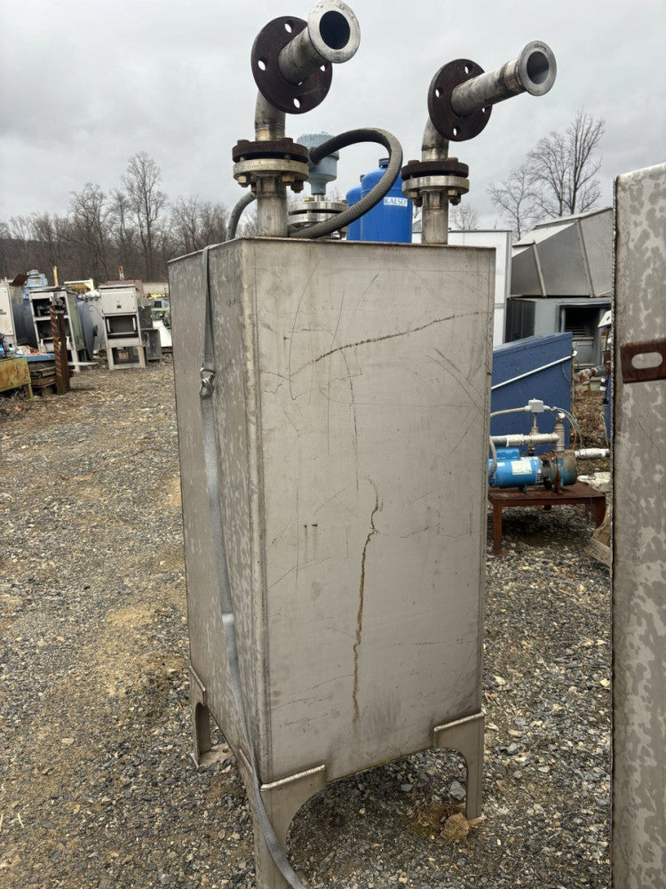 115 Gallon Stainless Steel Rectangular Liquid Storage Tank w/ Level Sensor