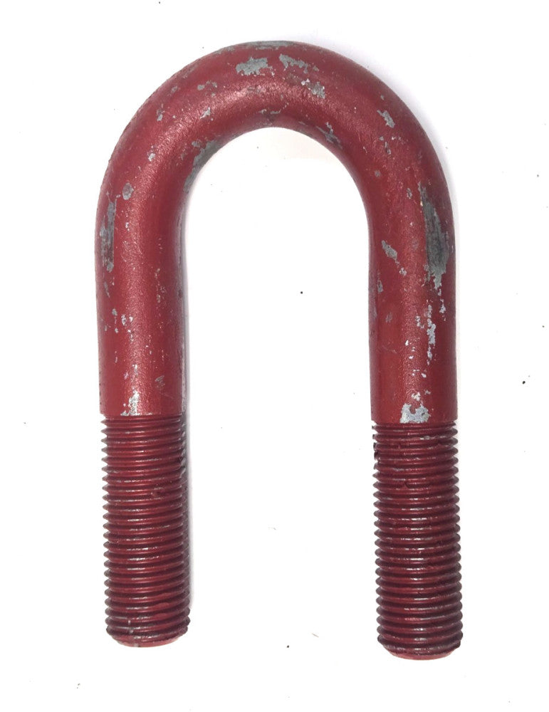 HEAVY DUTY U-BOLT 1-1/2"-6 FOR 3" PIPE 11" OAL 4" THREAD LENGTH STEEL